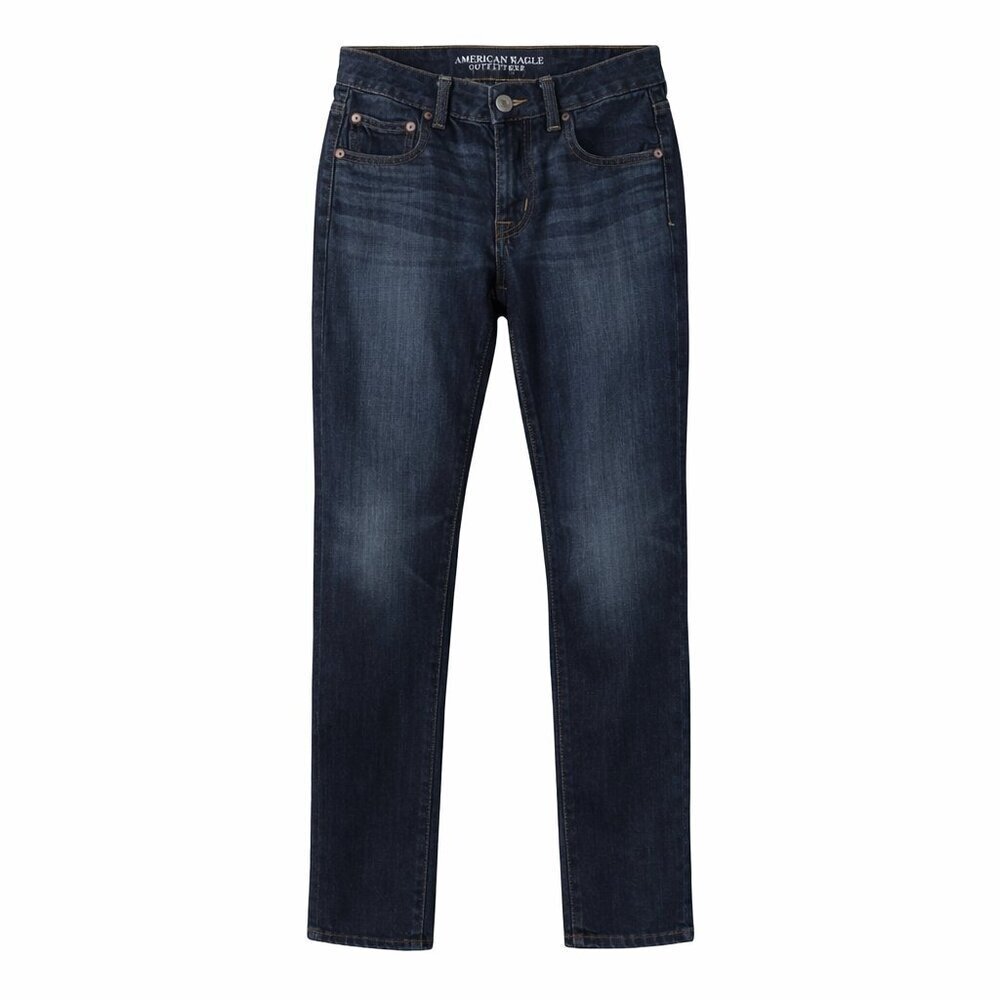 AMERICAN EAGLE Boy Jean Medium Wash Jeans Size 4 Regular